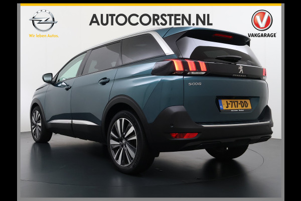 Peugeot 5008 T131PK AUT-8 7-Pers. Pano-Dak Elektr.Stoel+Geheug. Adaptive-Cruise Afn.Trekhaak Apple Android Carplay Navi 360-Camera Elektr.A-K Virtual Cockpit (Digidash) Pack City 1+2 Privacy Glas Orig.NLse auto, 1e eigenaar,  dealer onderhouden. € 45.000 nieuw!