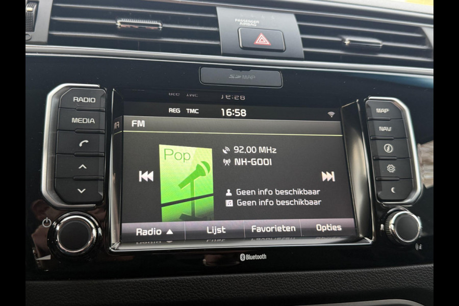 Kia Rio 1.2 CVVT DynamicLine Navi,Camera,Clima,Cruise,Lm velgen,N.A.P,5 Deurs,Nieuwe Apk bij Aflevering