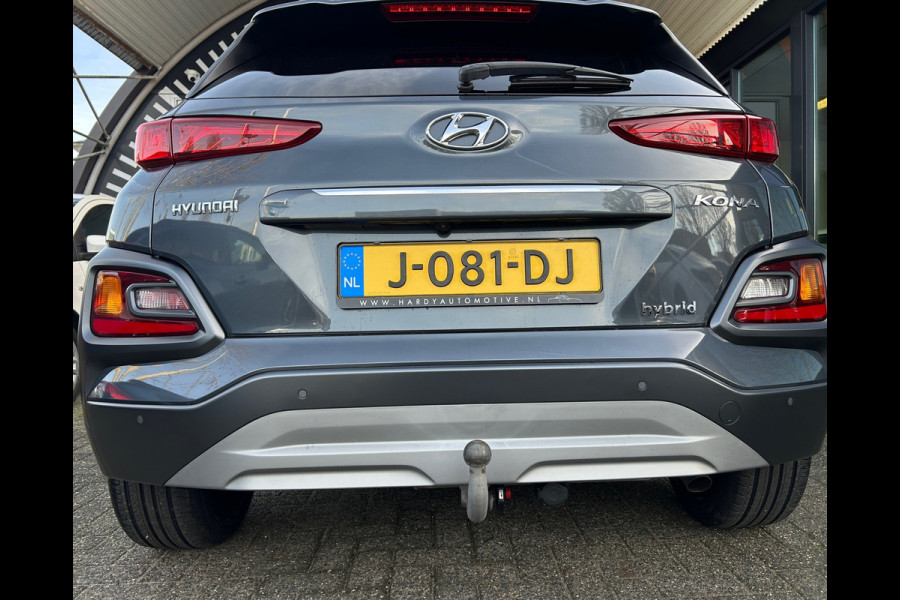 Hyundai Kona 1.6 GDI HEV Premium Trekh Leer Head Up Rijklaarprijs incl. onderhoudsbeurt / 4 nw banden