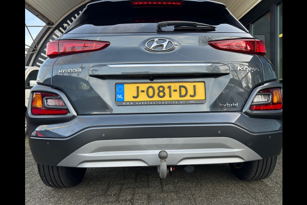 Hyundai Kona 1.6 GDI HEV Premium Trekh Leer Head Up Rijklaarprijs incl. onderhoudsbeurt / 4 nw banden