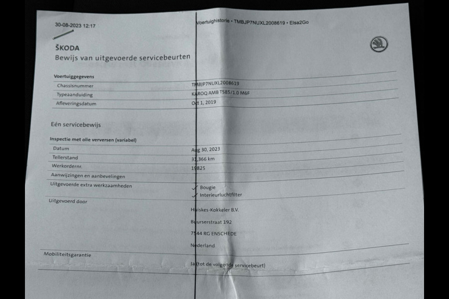 Škoda Karoq 1.0 TSI Ambition * Navigatie * Camera * Stoelverwarming * Cruise Control *