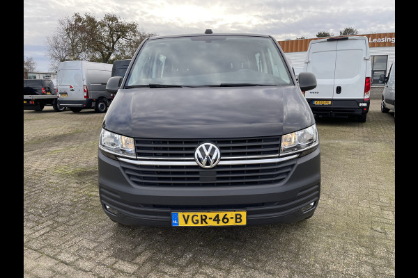 Volkswagen Transporter 2.0 TDI 150pk L2H1 30 DC 5 persoons Comfortline / vaste prijs rijklaar € 27.950 ex btw / / lease vanaf € / zwart metallic / nieuwe 20 inch velgen + banden / euro 6