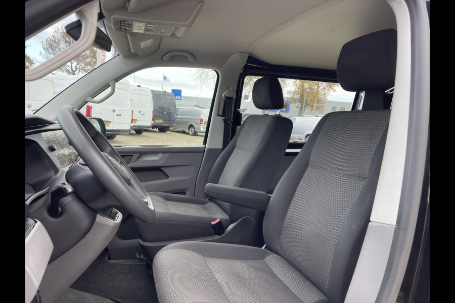 Volkswagen Transporter 2.0 TDI 150pk L2H1 30 DC 5 persoons Comfortline / vaste prijs rijklaar € 27.950 ex btw / / lease vanaf € / zwart metallic / nieuwe 20 inch velgen + banden / euro 6