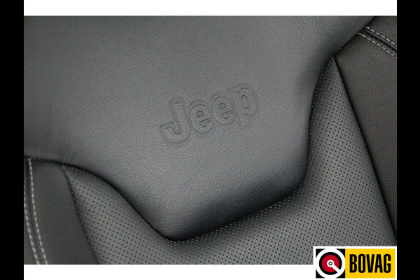 Jeep Compass 4xe 240 Plug-in Hybrid Electric S | Leer | 19 Inch All-season | Stoel- Stuurverwarming Navigatie, Adaptive Cruise, Elektrische achterklep, Camera