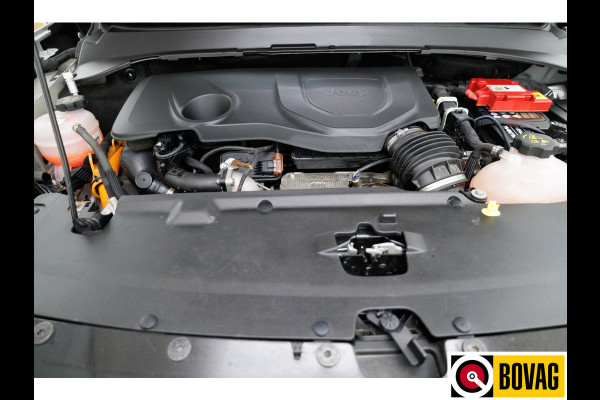 Jeep Compass 4xe 240 Plug-in Hybrid Electric S | Leer | 19 Inch All-season | Stoel- Stuurverwarming Navigatie, Adaptive Cruise, Elektrische achterklep, Camera