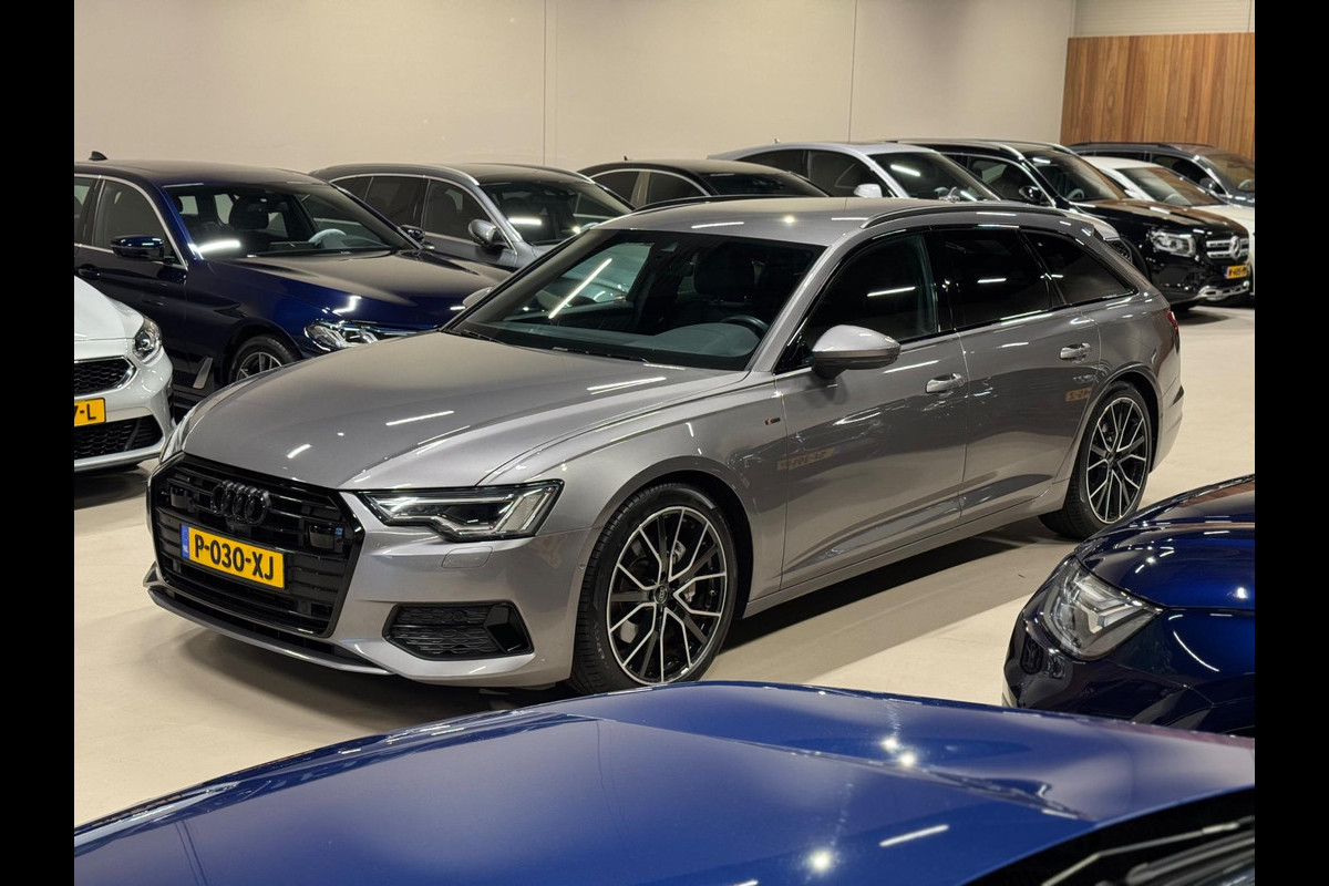 Audi A6 Avant 45 TFSI Quattro 3X S-Line, Black Optik, ACC, Leder, 360 Cam, Ambiënte Light, Apple Carplay, Android, Voll Onderhoud