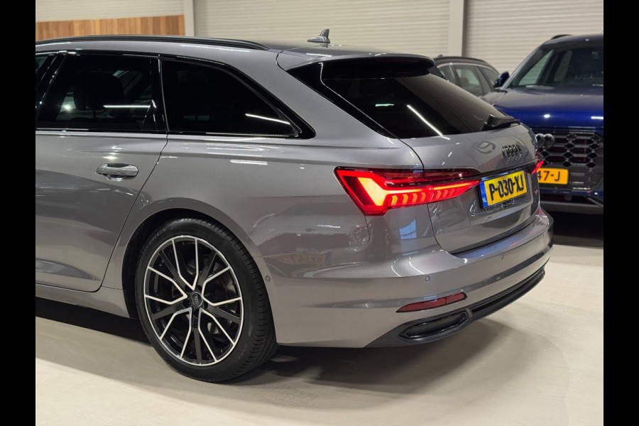 Audi A6 Avant 45 TFSI Quattro 3X S-Line, Black Optik, ACC, Leder, 360 Cam, Ambiënte Light, Apple Carplay, Android, Voll Onderhoud