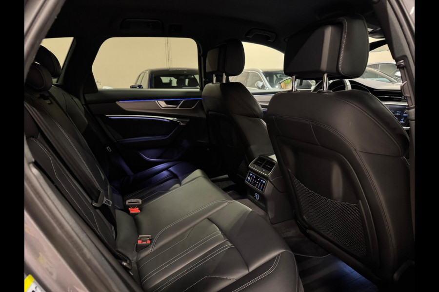 Audi A6 Avant 45 TFSI Quattro 3X S-Line, Black Optik, ACC, Leder, 360 Cam, Ambiënte Light, Apple Carplay, Android, Voll Onderhoud