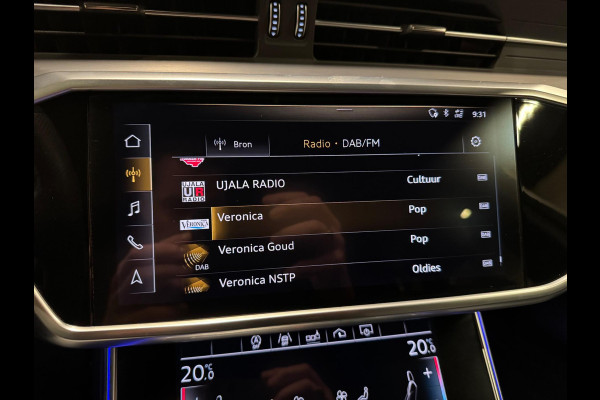 Audi A6 Avant 45 TFSI Quattro 3X S-Line, Black Optik, ACC, Leder, 360 Cam, Ambiënte Light, Apple Carplay, Android, Voll Onderhoud