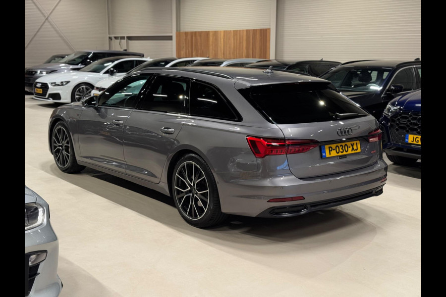 Audi A6 Avant 45 TFSI Quattro 3X S-Line, Black Optik, ACC, Leder, 360 Cam, Ambiënte Light, Apple Carplay, Android, Voll Onderhoud