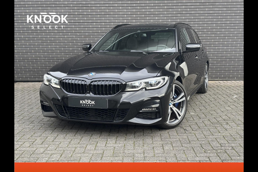 BMW 3 Serie Touring 330i xDrive High Executive M Sport Pakket Automaat / Live Cockpit Professional / Panoramadak / Trekhaak / Leder / Apple CarPlay / Harman Kardon / 19 Inch / Shadow Line / Laserlicht / Head-Up Display / M Sportremsysteem / Adaptief M-onderstel
