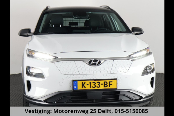Hyundai Kona PRIMIUM EV 64 KWH 1e EIG ACCU 92% GARANTIE 10-2030 BEREIK 466 KM ! LEDER. STUUR/STOEL VERWARMING.DODE HOEK DETECTIE