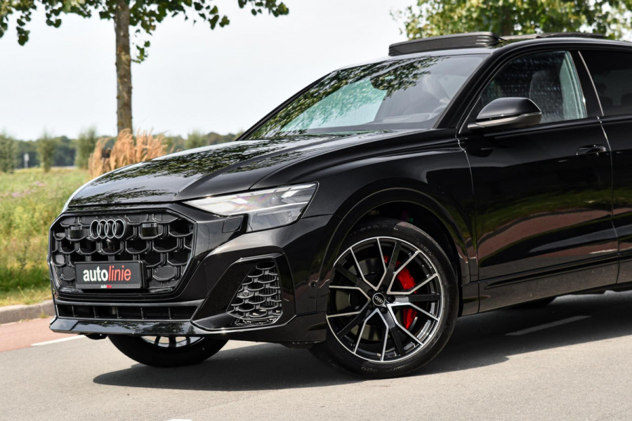 Audi Q8 60 TFSI e quattro Pro Line S Competition. RS Zetels, Softclose, Pano, Koeling, B&O, 360 3D, Trekh, HUD, Keyless, Stuurvw!