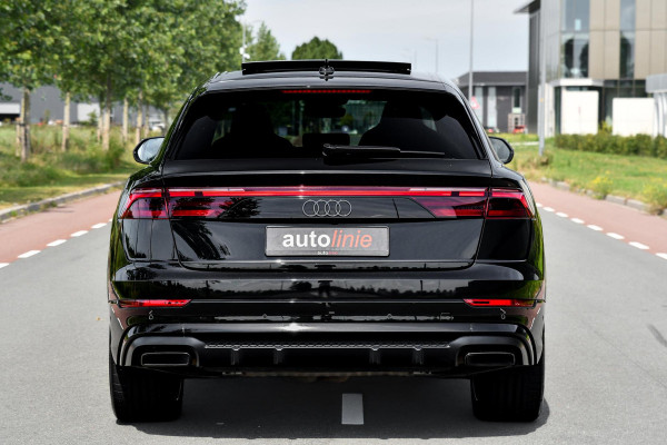 Audi Q8 60 TFSI e quattro Pro Line S Competition. RS Zetels, Softclose, Pano, Koeling, B&O, 360 3D, Trekh, HUD, Keyless, Stuurvw!
