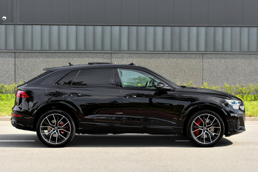 Audi Q8 60 TFSI e quattro Pro Line S Competition. RS Zetels, Softclose, Pano, Koeling, B&O, 360 3D, Trekh, HUD, Keyless, Stuurvw!