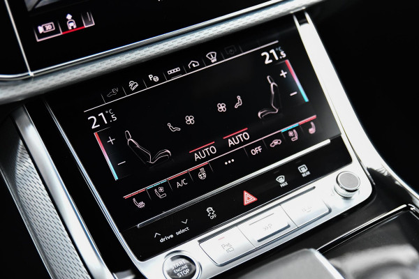 Audi Q8 60 TFSI e quattro Pro Line S Competition. RS Zetels, Softclose, Pano, Koeling, B&O, 360 3D, Trekh, HUD, Keyless, Stuurvw!