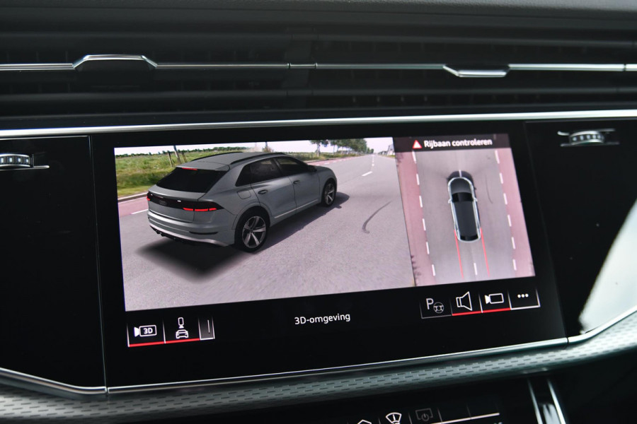 Audi Q8 60 TFSI e quattro Pro Line S Competition. RS Zetels, Softclose, Pano, Koeling, B&O, 360 3D, Trekh, HUD, Keyless, Stuurvw!