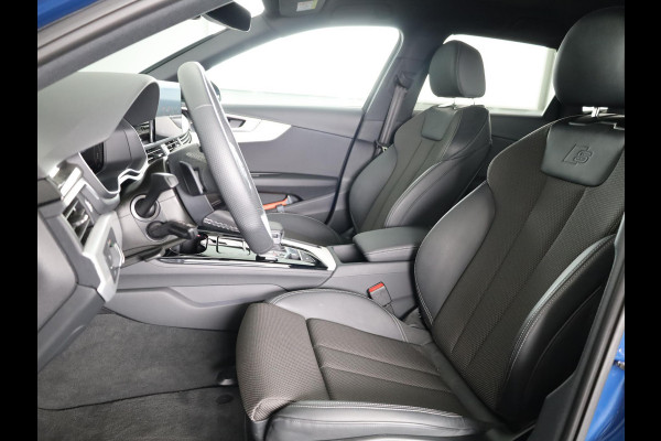 Audi A4 Avant 40 TFSI S edition Competition 204 pk S-tronic |  Private lease vanaf € 686,- per maand  | Verlengde garantie | Navigatie | Elektr. trekhaak | Parkeersensoren | Cruise control | Stoelverwarming | LED koplampen |