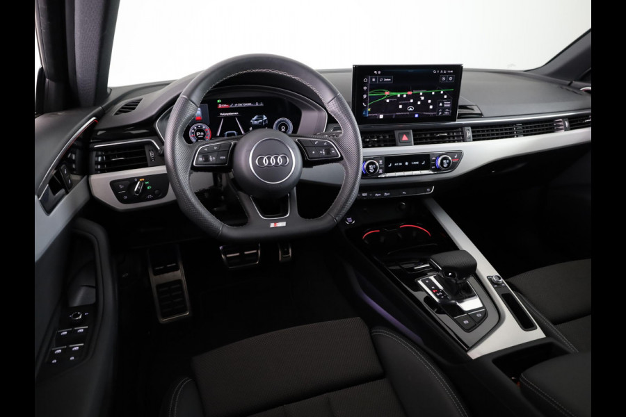 Audi A4 Avant 40 TFSI S edition Competition 204 pk S-tronic |  Private lease vanaf € 686,- per maand  | Verlengde garantie | Navigatie | Elektr. trekhaak | Parkeersensoren | Cruise control | Stoelverwarming | LED koplampen |