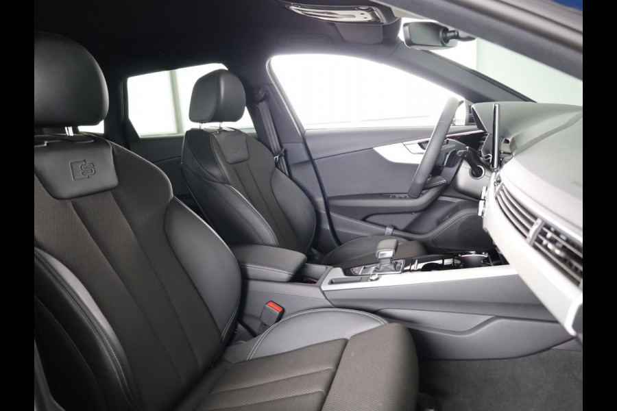 Audi A4 Avant 40 TFSI S edition Competition 204 pk S-tronic |  Private lease vanaf € 686,- per maand  | Verlengde garantie | Navigatie | Elektr. trekhaak | Parkeersensoren | Cruise control | Stoelverwarming | LED koplampen |