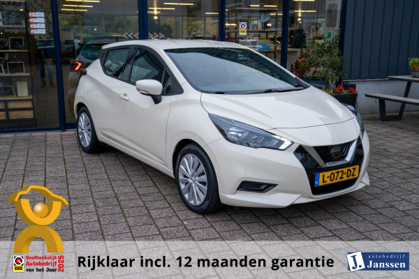 Nissan Micra 1.0 IG-T Acenta | Prijs rijklaar incl 12 mnd garantie | Airco Bluetooth Usb Cruise Multi Stuurwiel