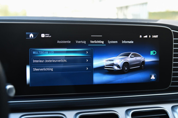 Mercedes-Benz GLE Coupé 400 e 4MATIC AMG. Pano, Koeling, Distronic+, Memory, HUD, 360 3D, Burm, Luchtv, Leder, Keyless!