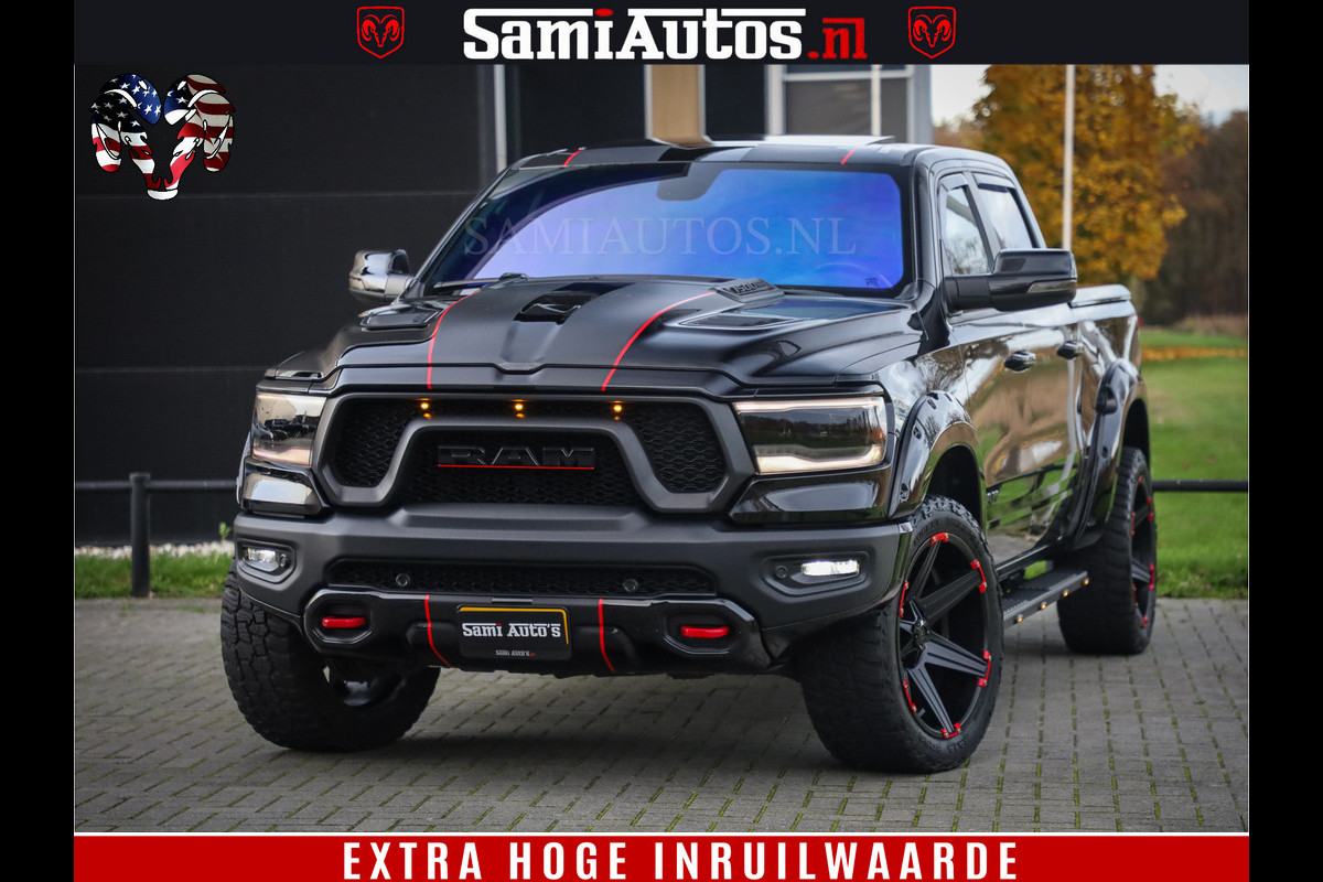 Dodge Ram 1500 HULK | 5.7 V8 | REBEL | WIDEBODY | LUCHTVERING | PANODAK | BREEDSET WIELEN | MEGA DIK | CREWCAB | DUBBELE CABINE | DC 5 PERSOONS | TOP CONDITIE | EERSTE EIGENAAR |