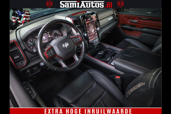 Dodge Ram 1500 HULK | 5.7 V8 | REBEL | WIDEBODY | LUCHTVERING | PANODAK | BREEDSET WIELEN | MEGA DIK | CREWCAB | DUBBELE CABINE | DC 5 PERSOONS | TOP CONDITIE | EERSTE EIGENAAR |