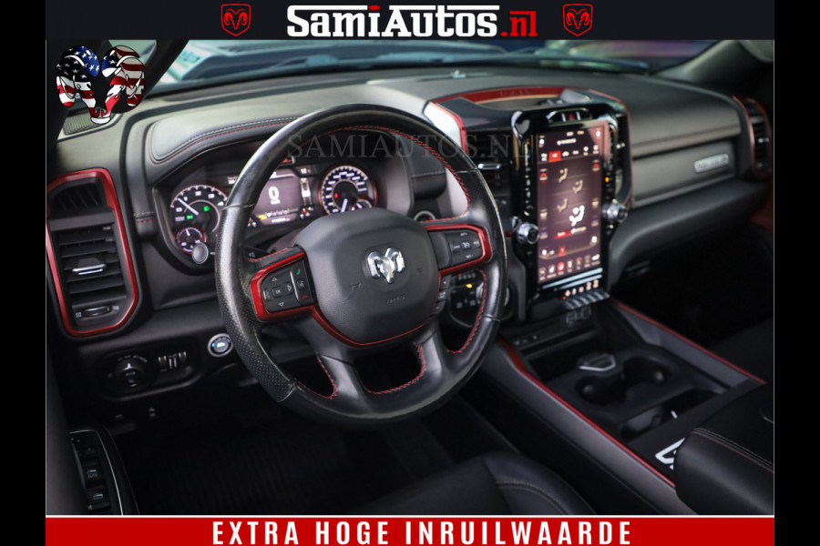 Dodge Ram 1500 HULK | 5.7 V8 | REBEL | WIDEBODY | LUCHTVERING | PANODAK | BREEDSET WIELEN | MEGA DIK | CREWCAB | DUBBELE CABINE | DC 5 PERSOONS | TOP CONDITIE | EERSTE EIGENAAR |