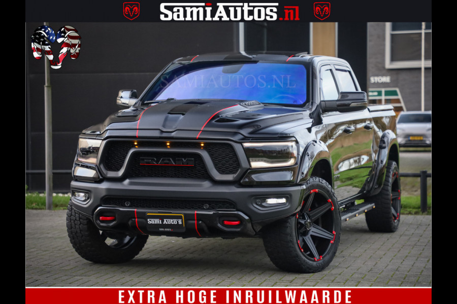 Dodge Ram 1500 HULK | 5.7 V8 | REBEL | WIDEBODY | LUCHTVERING | PANODAK | BREEDSET WIELEN | MEGA DIK | CREWCAB | DUBBELE CABINE | DC 5 PERSOONS | TOP CONDITIE | EERSTE EIGENAAR |