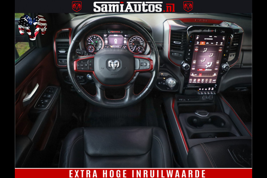 Dodge Ram 1500 HULK | 5.7 V8 | REBEL | WIDEBODY | LUCHTVERING | PANODAK | BREEDSET WIELEN | MEGA DIK | CREWCAB | DUBBELE CABINE | DC 5 PERSOONS | TOP CONDITIE | EERSTE EIGENAAR |