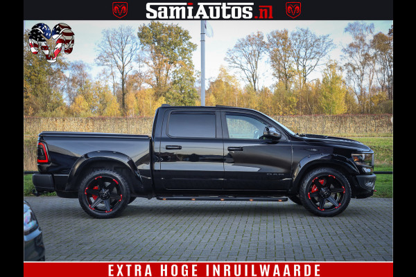 Dodge Ram 1500 HULK | 5.7 V8 | REBEL | WIDEBODY | LUCHTVERING | PANODAK | BREEDSET WIELEN | MEGA DIK | CREWCAB | DUBBELE CABINE | DC 5 PERSOONS | TOP CONDITIE | EERSTE EIGENAAR |