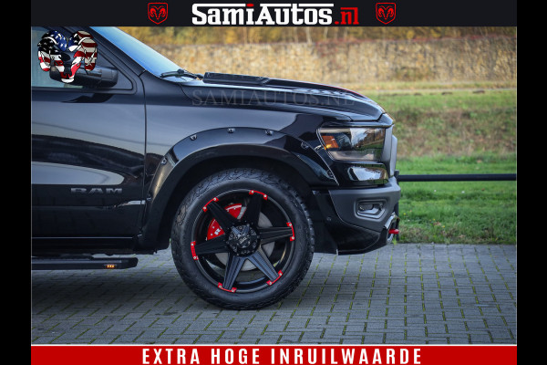 Dodge Ram 1500 HULK | 5.7 V8 | REBEL | WIDEBODY | LUCHTVERING | PANODAK | BREEDSET WIELEN | MEGA DIK | CREWCAB | DUBBELE CABINE | DC 5 PERSOONS | TOP CONDITIE | EERSTE EIGENAAR |