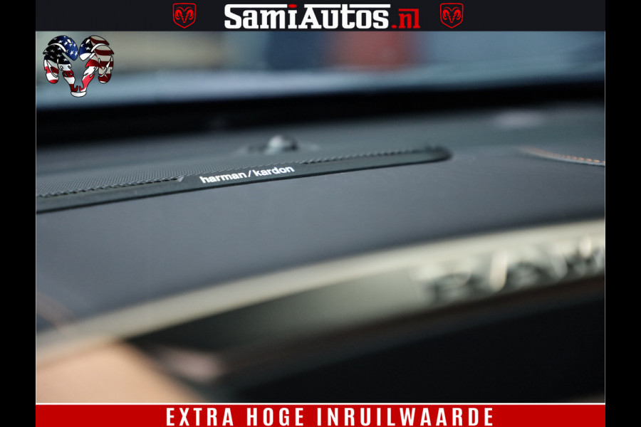 Dodge Ram 1500 BLACK OPS LONGHORN 5.7 V8 HEMI | 8820KM! | BOM VOL | HUD | LUCHTVERING | PANO | 200L LPG | ADAPTIVE CRUISE | DIGI VIRTUAL CLUSTER | CARPLAY | 3500KG | HEADUP | CREW CAB DUBBELE CABINE | 5 PERSOONS | ZWART MET BRUIN LEDER | Z.G.A.N