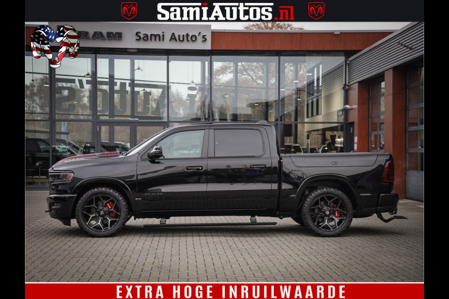 Dodge Ram 1500 Limited Night High Output 540HP 706Nm | Massage + Full Option | De Meest Luxe en Volle Pick-Up in zijn Klasse | Comfortabele Dubbele Cabine met Royale 5 Zitplaatsen | BPM vrij | Nu Leverbaar uit Voorraad | Voorraad Nr 2357 - 5182