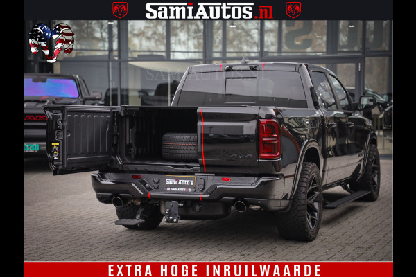 Dodge Ram 1500 Limited Night High Output 540HP 706Nm | Massage + Full Option | De Meest Luxe en Volle Pick-Up in zijn Klasse | Comfortabele Dubbele Cabine met Royale 5 Zitplaatsen | BPM vrij | Nu Leverbaar uit Voorraad | Voorraad Nr 2357 - 5182