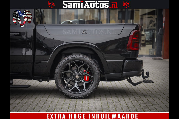 Dodge Ram 1500 Limited Night High Output 540HP 706Nm | Massage + Full Option | De Meest Luxe en Volle Pick-Up in zijn Klasse | Comfortabele Dubbele Cabine met Royale 5 Zitplaatsen | BPM vrij | Nu Leverbaar uit Voorraad | Voorraad Nr 2357 - 5182