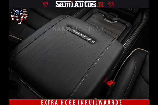 Dodge Ram 1500 Limited Night High Output 540HP 706Nm | Massage + Full Option | De Meest Luxe en Volle Pick-Up in zijn Klasse | Comfortabele Dubbele Cabine met Royale 5 Zitplaatsen | BPM vrij | Nu Leverbaar uit Voorraad | Voorraad Nr 2357 - 5182