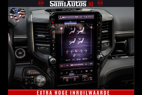 Dodge Ram 1500 Limited Night High Output 540HP 706Nm | Massage + Full Option | De Meest Luxe en Volle Pick-Up in zijn Klasse | Comfortabele Dubbele Cabine met Royale 5 Zitplaatsen | BPM vrij | Nu Leverbaar uit Voorraad | Voorraad Nr 2357 - 5182
