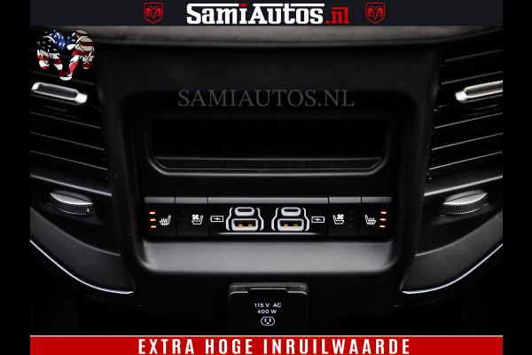 Dodge Ram 1500 Limited Night High Output 540HP 706Nm | Massage + Full Option | De Meest Luxe en Volle Pick-Up in zijn Klasse | Comfortabele Dubbele Cabine met Royale 5 Zitplaatsen | BPM vrij | Nu Leverbaar uit Voorraad | Voorraad Nr 2357 - 5182