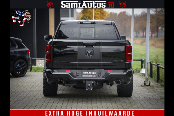 Dodge Ram 1500 Limited Night High Output 540HP 706Nm | Massage + Full Option | De Meest Luxe en Volle Pick-Up in zijn Klasse | Comfortabele Dubbele Cabine met Royale 5 Zitplaatsen | BPM vrij | Nu Leverbaar uit Voorraad | Voorraad Nr 2324 - 5142