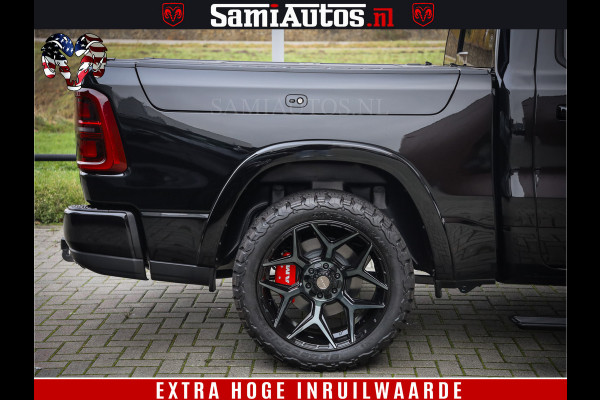 Dodge Ram 1500 Limited Night High Output 540HP 706Nm | Massage + Full Option | De Meest Luxe en Volle Pick-Up in zijn Klasse | Comfortabele Dubbele Cabine met Royale 5 Zitplaatsen | BPM vrij | Nu Leverbaar uit Voorraad | Voorraad Nr 2324 - 5142