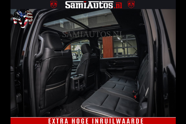 Dodge Ram 1500 Limited Night High Output 540HP 706Nm | Massage + Full Option | De Meest Luxe en Volle Pick-Up in zijn Klasse | Comfortabele Dubbele Cabine met Royale 5 Zitplaatsen | BPM vrij | Nu Leverbaar uit Voorraad | Voorraad Nr 2324 - 5142