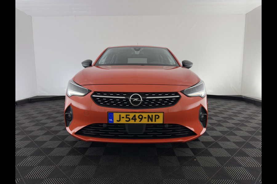 Opel CORSA-E Elegance 50 kWh [ 3-Fase ] {SOH-94%} (INCL-BTW) Aut. *FULL-LED | DIGI-COCKPIT | LEATHER-MICROFIBRE | NAVI-FULLMAP |  CAMERA | CARPLAY | ECC | KEYLESS | CRUISE | DAB | LANE-ASSIST | PDC | SPORT-SEATS | PRIVACY-GLASS | 16"ALU*