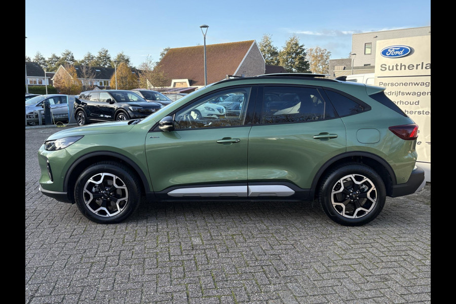 Ford Kuga 2.5 FHEV Active X 190pk |  Driver Assistance Pack | Technology Pack | Winterpack | Panoramadak | All Weather Banden | Reservewiel | Geen stekker nodig