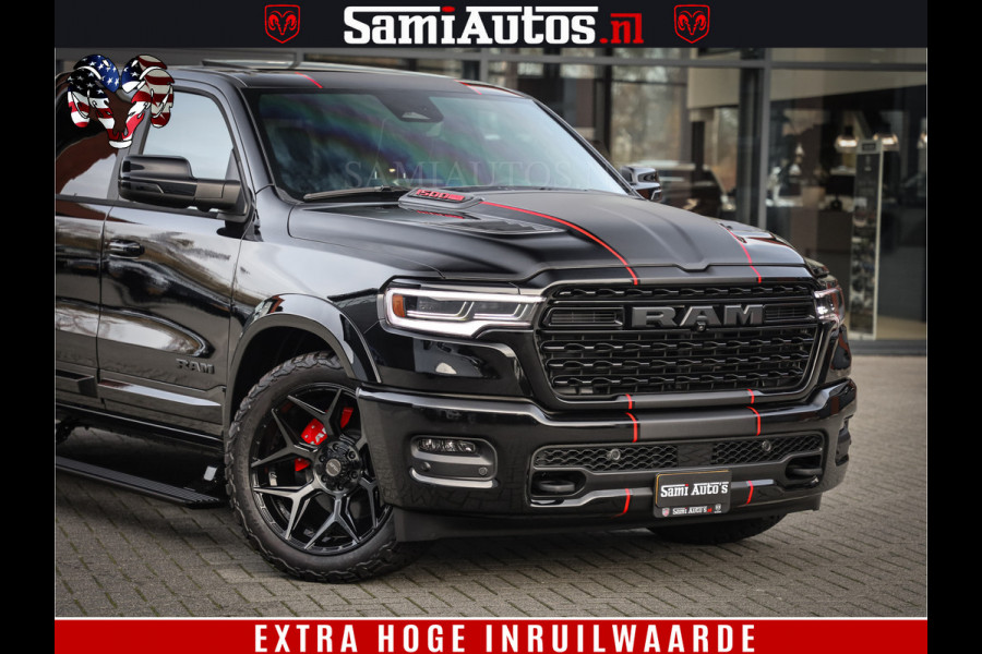 Dodge Ram 1500 Limited High Output 540HP 706Nm | Massage + Full Option | De Meest Luxe en Volle Pick-Up in zijn Klasse | Comfortabele Dubbele Cabine met Royale 5 Zitplaatsen | HULK PACK MEERPRIJS |  Voorraad Nr 2318 - 5415