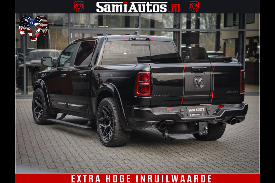Dodge Ram 1500 Limited High Output 540HP 706Nm | Massage + Full Option | De Meest Luxe en Volle Pick-Up in zijn Klasse | Comfortabele Dubbele Cabine met Royale 5 Zitplaatsen | HULK PACK MEERPRIJS |  Voorraad Nr 2318 - 5415