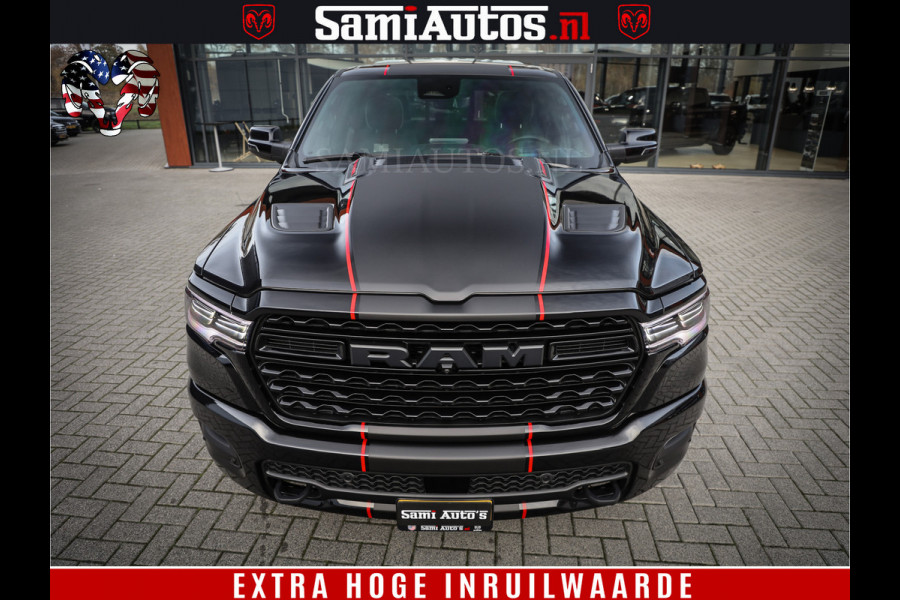 Dodge Ram 1500 Limited High Output 540HP 706Nm | Massage + Full Option | De Meest Luxe en Volle Pick-Up in zijn Klasse | Comfortabele Dubbele Cabine met Royale 5 Zitplaatsen | HULK PACK MEERPRIJS |  Voorraad Nr 2318 - 5415