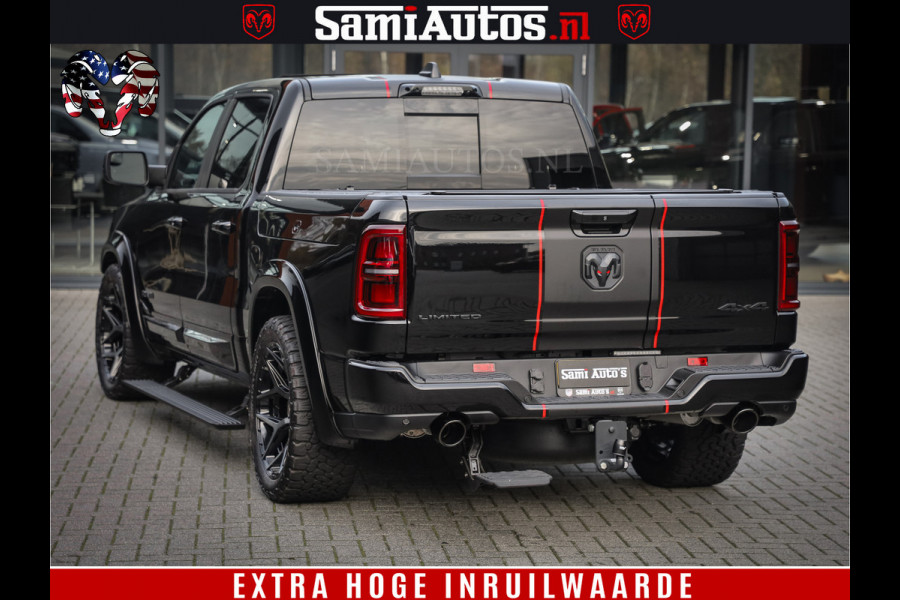 Dodge Ram 1500 Limited High Output 540HP 706Nm | Massage + Full Option | De Meest Luxe en Volle Pick-Up in zijn Klasse | Comfortabele Dubbele Cabine met Royale 5 Zitplaatsen | HULK PACK MEERPRIJS |  Voorraad Nr 2318 - 5415