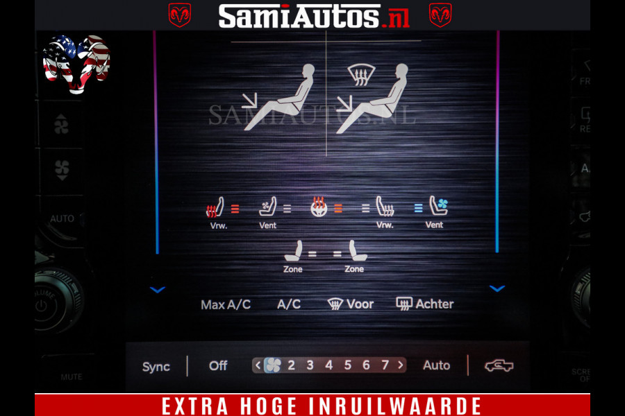 Dodge Ram 1500 Limited High Output 540HP 706Nm | Massage + Full Option | De Meest Luxe en Volle Pick-Up in zijn Klasse | Comfortabele Dubbele Cabine met Royale 5 Zitplaatsen | HULK PACK MEERPRIJS |  Voorraad Nr 2318 - 5415